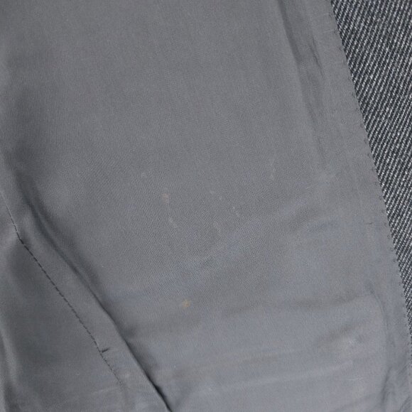 JOHN VARVATOS Gray Diagonal Stripe Blazer Sport Coat Made in ITALY Est. Size 44 - Picture 8 of 10